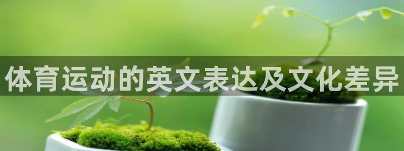 bbin视讯下：体育运动的英文表达及文化差异