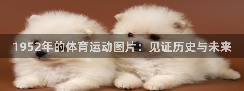 bbin视讯游戏平台：1952年的体育运动图片：见证历史与未来
